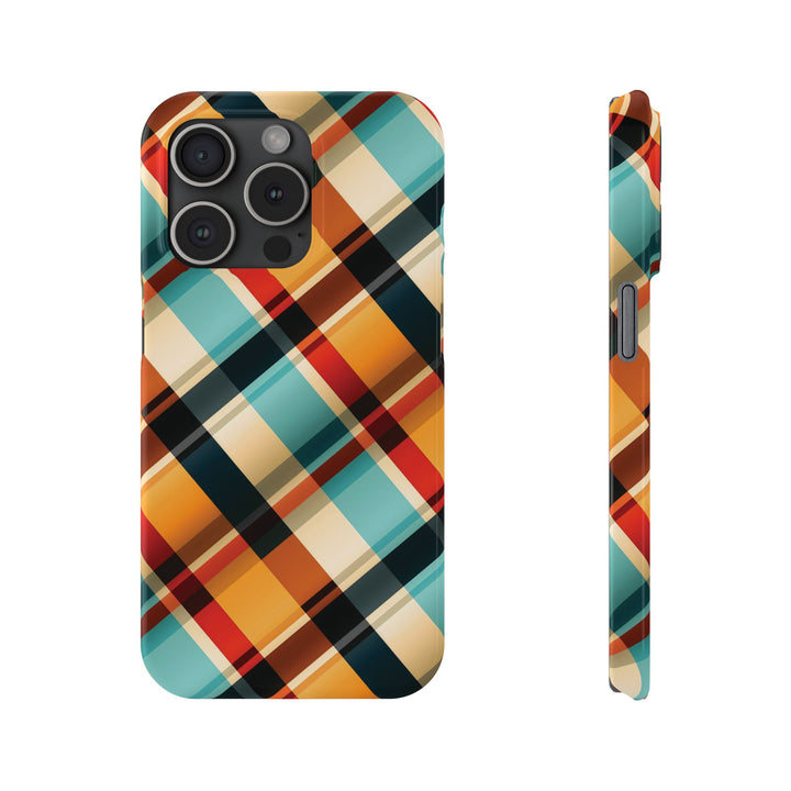 Slim Checkered Plaid Gift for Her Cute Phone Cases for Iphone 16 Pro Max | iPhone 15 Case | iPhone 15 Pro Max Case, Iphone 14, 13, 12, 11, 10, 8, 7 - Studio40ParkLane