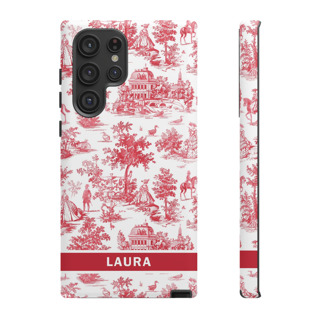 Premium Tough Personalized Initial Custom Gift Cute Phone Cases for Samsung Galaxy S24, S23, S22, S21 Plus, Ultra, Iphone 16, 15, 14 Pro Max - Studio40ParkLane