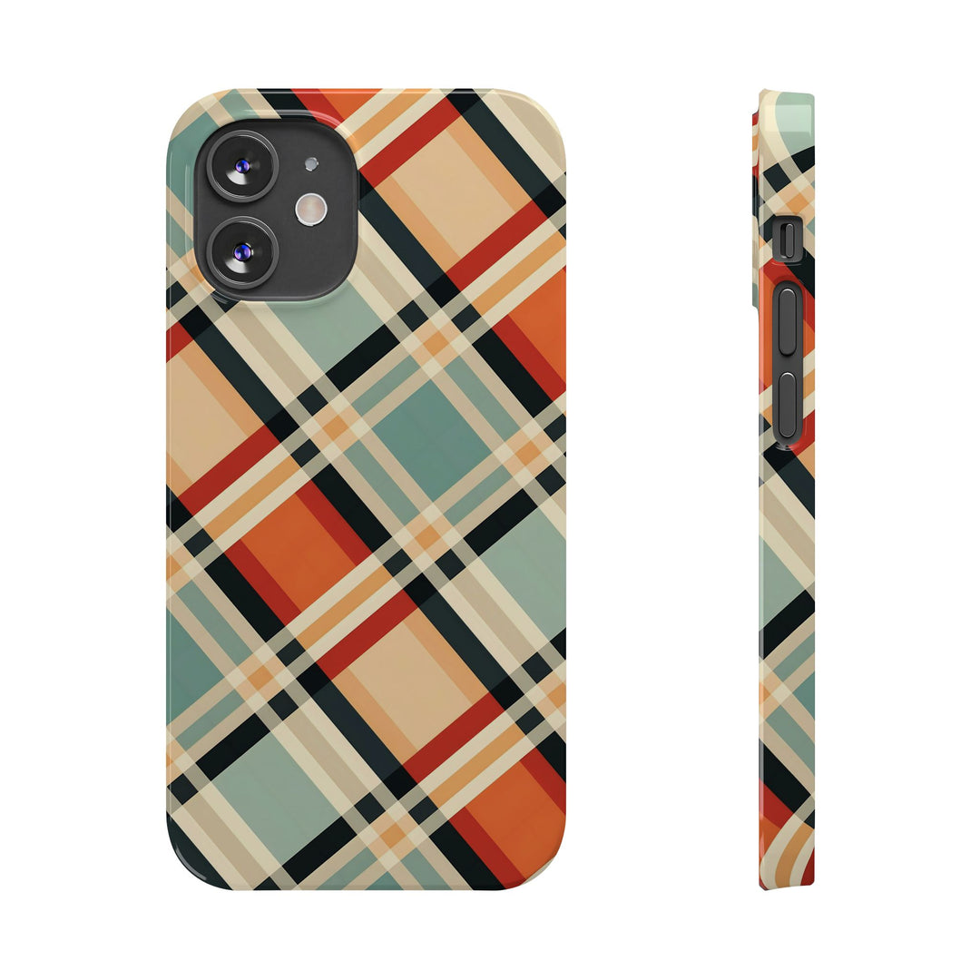 Slim Checkered Plaid Gift for Her Cute Phone Cases for Iphone 16 Pro Max | iPhone 15 Case | iPhone 15 Pro Max Case, Iphone 14, 13, 12, 11, 10, 8, 7 - Studio40ParkLane