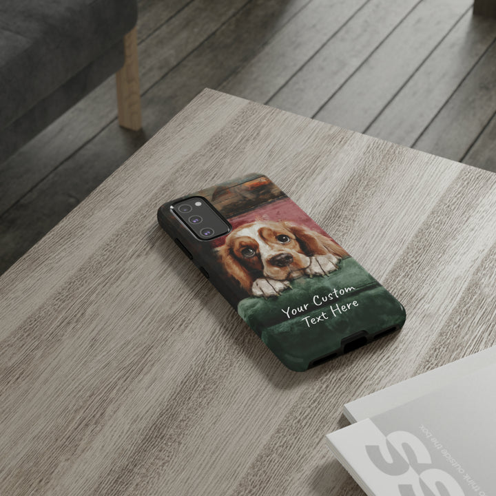 Personalize this Cute Samsung Phone Case | Cocker Spaniel Dog Samsung Phone Case | Galaxy S23, S22, S21, S20 | Customized Samsung Case - Studio40ParkLane