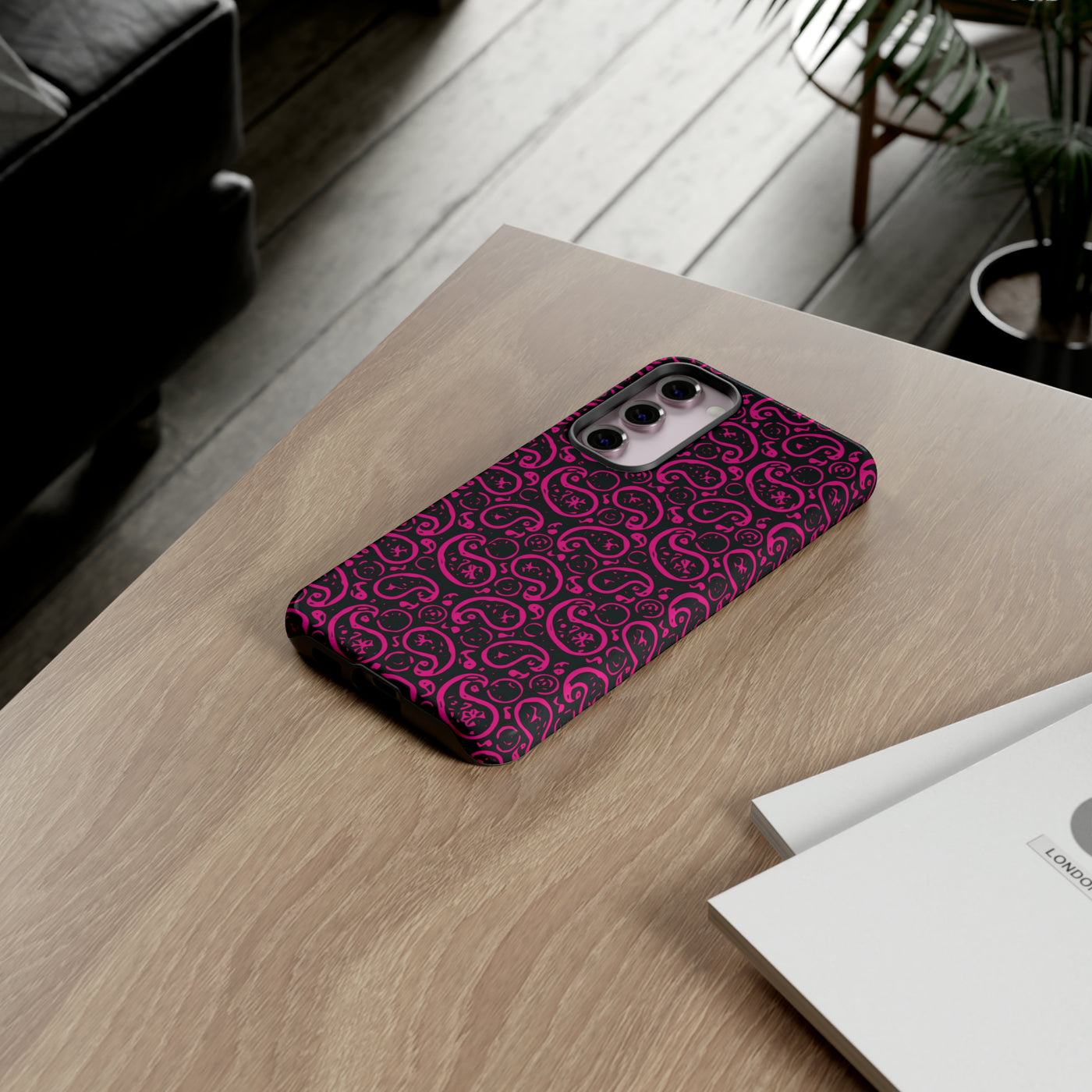 Samsung Galaxy Phone Case | Galaxy S23, S22, S21, S20 | Luxury Case Double Layered | Impact Resistant | Fashionable - Paisley 3
