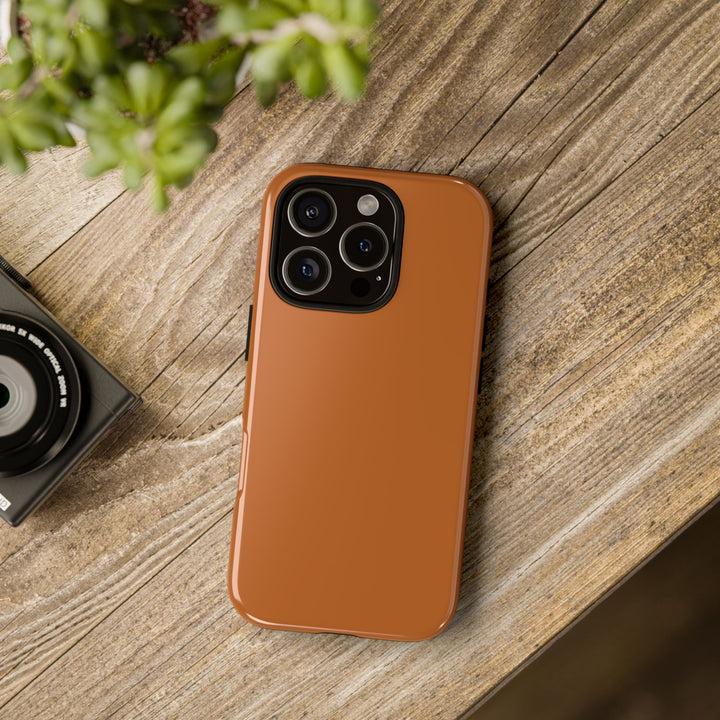 Premium Tough Rusty Brown Orange Gift for Her Cute Phone Cases for Samsung S25 S24, S23, S22, S21, Iphone, 16, 15, 14, 13 Pro Max Ultra - Studio40ParkLane