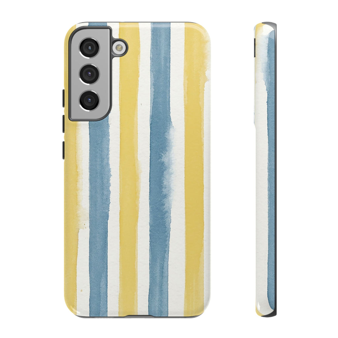 Tough Cute Yellow Stripes Phone Case, for IPhone 17 Pro Max | Iphone 17 Air, Iphone 16, IPhone 15, 14 13 12, Samsung Galaxy S26, S25, S24, S23 - Studio40ParkLane