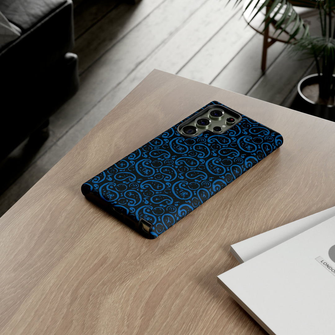 Samsung Galaxy Phone Case | Galaxy S23, S22, S21, S20 | Luxury Case Double Layered | Impact Resistant | Fashionable - Paisley 4 - Studio40ParkLane
