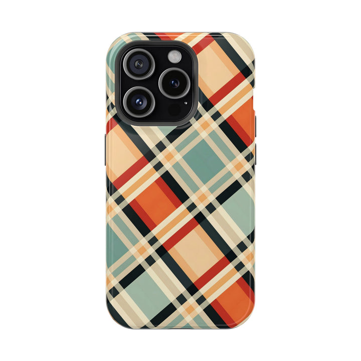 Checkered Plaid Magsafe Gift for Her Cute Phone Case for Iphone, | iPhone 16 | iPhone 15 Pro Max, Iphone 14 Pro Max, 13 12 11 10 9 8 7 - Studio40ParkLane