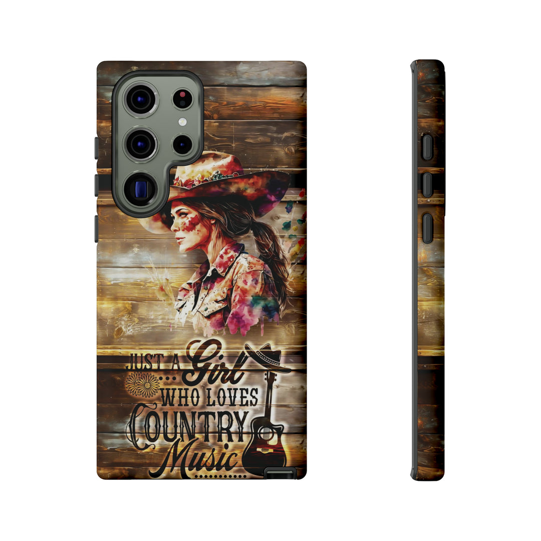 Cute Samsung Phone Case | Aesthetic Samsung Phone Case | Galaxy S23, S22, S21, S20 | Country Music Girl, Protective Phone Case - Studio40ParkLane