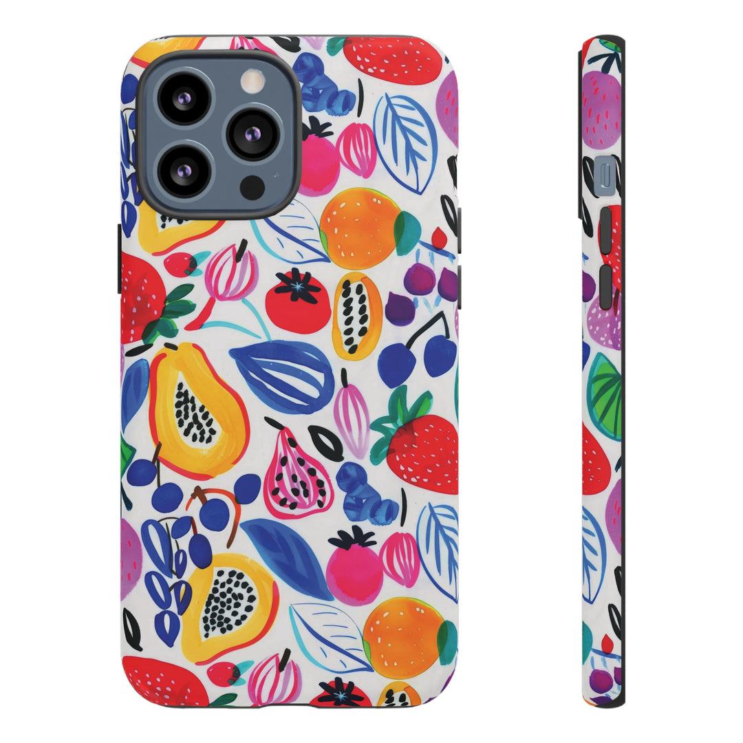 Premium Tough Summer Fruit Collage Gift for Her Cute Phone Cases for Samsung and Iphone, 16, 15, 14, S24, S23, S22, S21, S20, Plus, Ultra, Pro - Studio40ParkLane