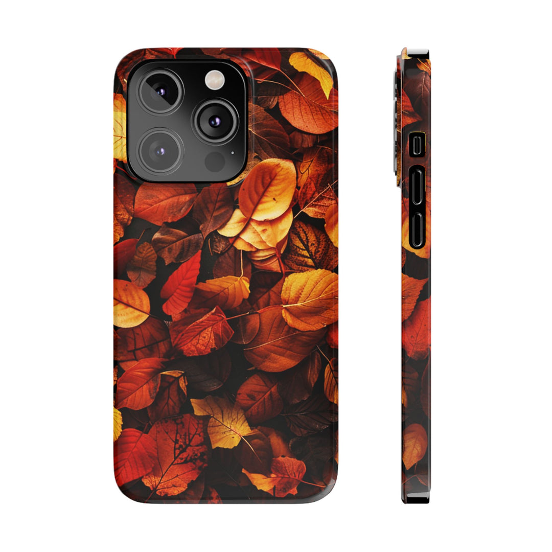 Slim Fall Autumn Leaves Gift for Her Cute Phone Cases for Iphone 16 | iPhone 15 Case | iPhone 15 Pro Max Case, Iphone 14, Iphone 14 Pro Max, Iphone 13, Slim - Studio40ParkLane