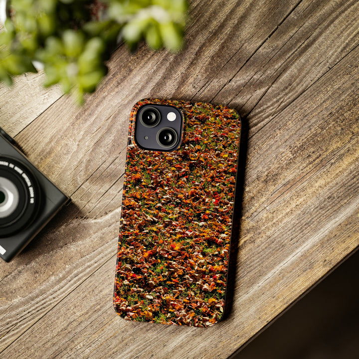 Slim Cute Phone Cases for Iphone - | iPhone 15 Case | iPhone 15 Pro Max Case, Iphone 14 Case, Iphone 14 Pro Max, Iphone 13, New England Fall Leaves - Studio40ParkLane