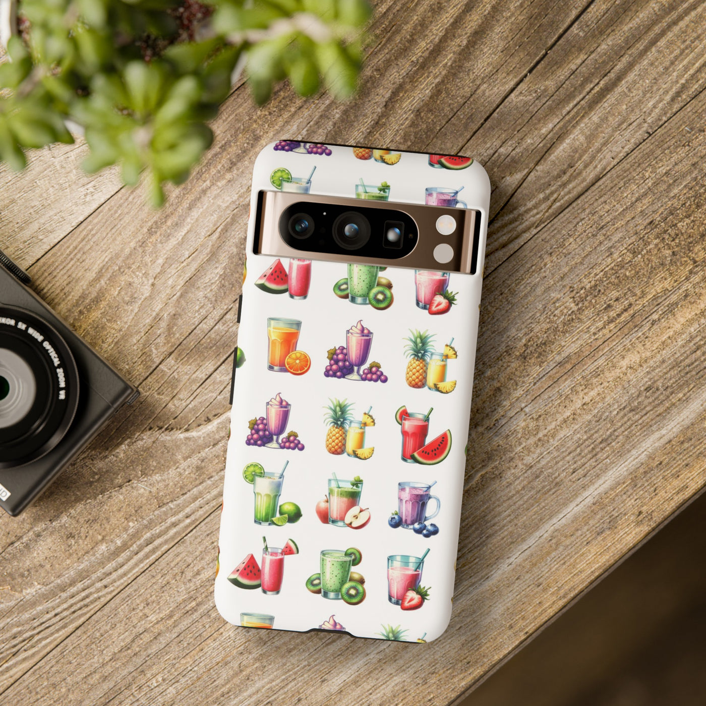 Cute Samsung Case | Cool Iphone Case | Tropical Summer Fruit Cocktail, Samsung S24, S23, S22, S21, IPhone 15 Case | Iphone 14 Case, Iphone 13 Case