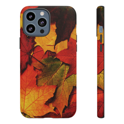 Autumn Fall Leaves Gift Cute Phone Case for, Samsung Galaxy S24, S23, S22, S21, IPhone 16 Case | Iphone 15, Iphone 14, IPhone 13 Case Mom Dad Gift