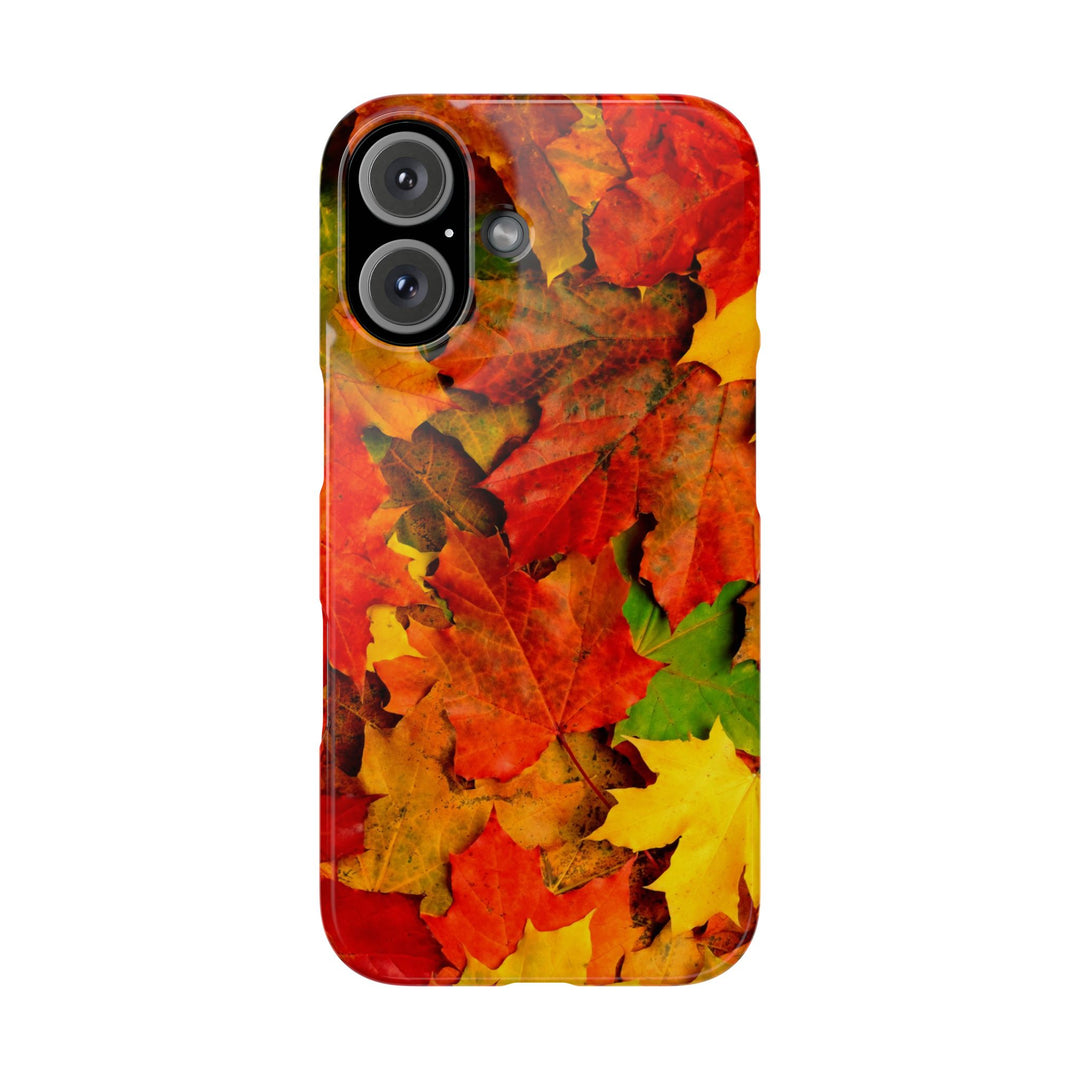 Slim Fall Leaves Slim Cute Phone Cases for Iphone | iPhone 15 Case | iPhone 15 Pro Max Case, Iphone 14, Iphone 14 Pro Max, Iphone 13 - Studio40ParkLane