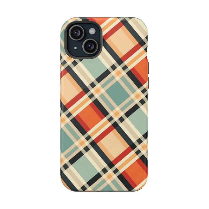 Checkered Plaid Magsafe Gift for Her Cute Phone Case for Iphone, | iPhone 16 | iPhone 15 Pro Max, Iphone 14 Pro Max, 13 12 11 10 9 8 7 - Studio40ParkLane