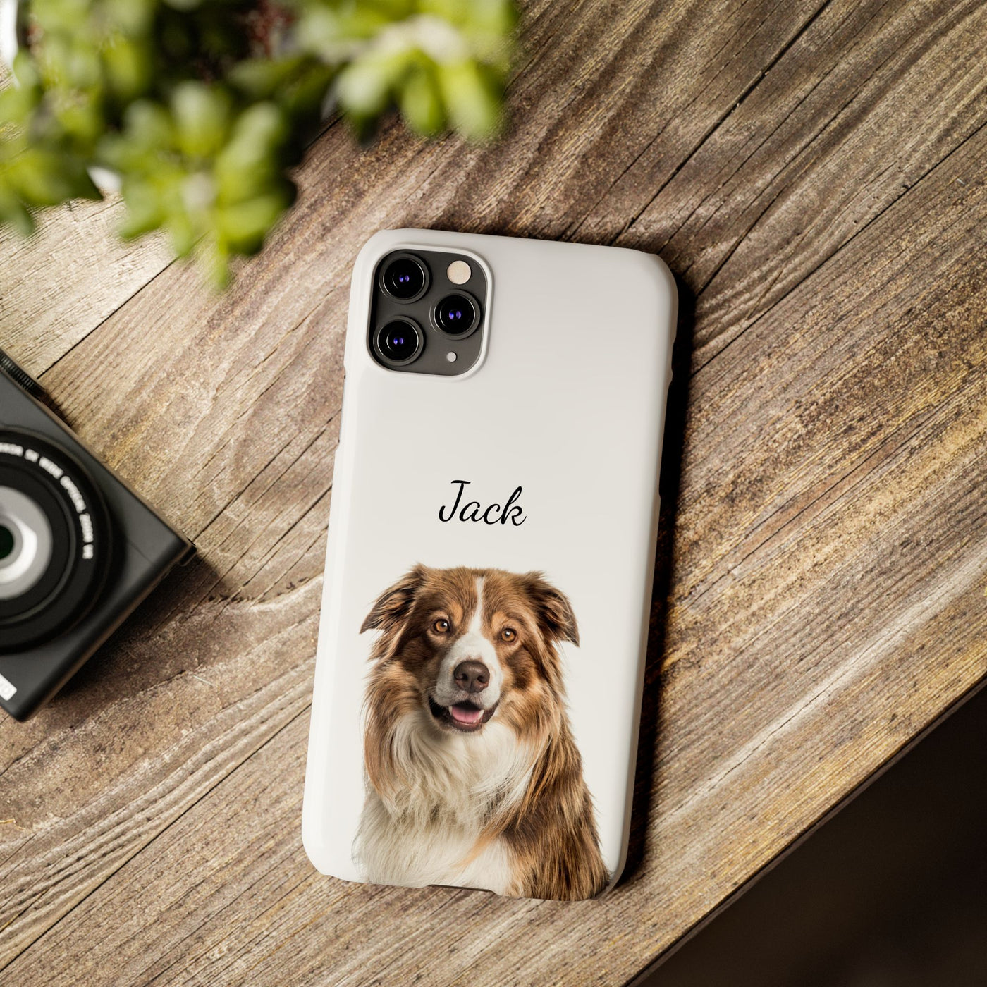 Custom Pet Phone Cases Dog Phone Cases Cat Phone Cases for Iphone 16, 15, 14, 13, 12, 11, 8, 7 Custom Name Personalized Phone Case