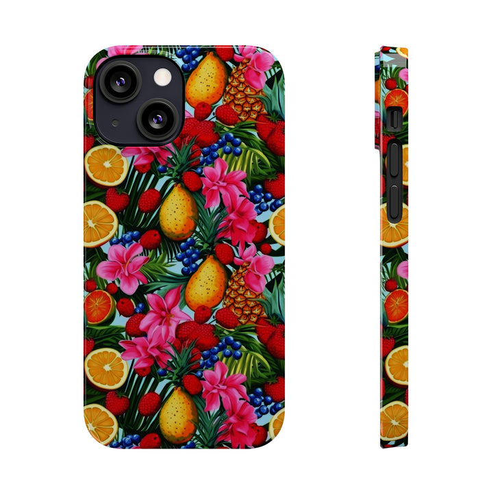 Slim Cute Phone Cases for Iphone - | iPhone 15 Case | iPhone 15 Pro Max Case, Iphone 14 Case, Iphone 14 Pro Max, Iphone 13, Summer Mixed Fruit - Studio40ParkLane