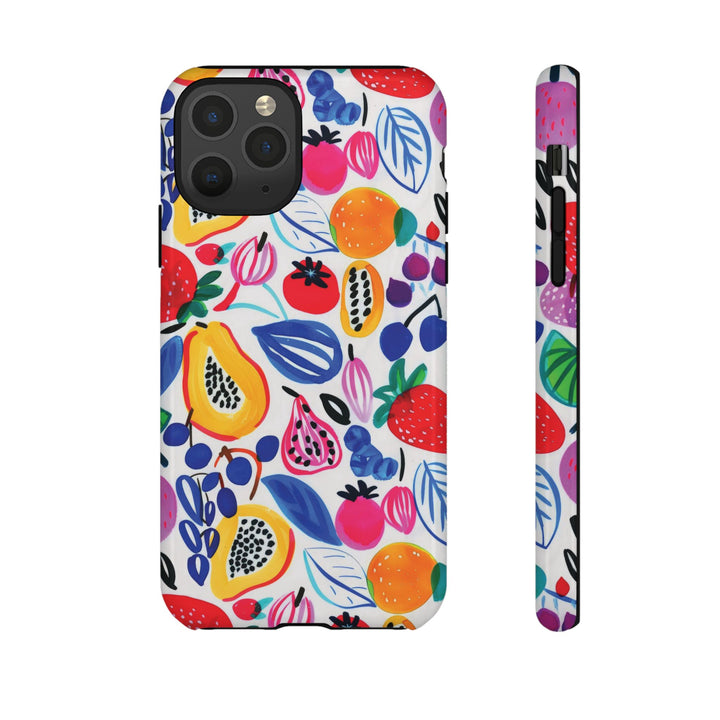 Premium Tough Summer Fruit Collage Gift for Her Cute Phone Cases for Samsung and Iphone, 16, 15, 14, S24, S23, S22, S21, S20, Plus, Ultra, Pro - Studio40ParkLane