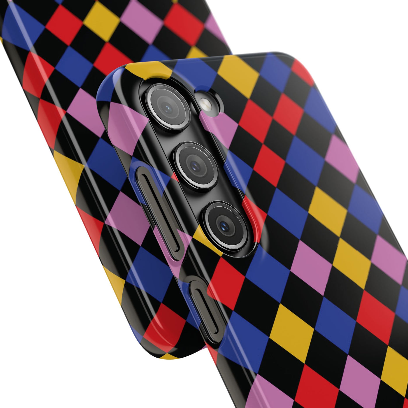 Colorful Checkerboard Cute Phone Case - Sleek Snap - for iPhone 16 15 14 13 12 11 Max Pro Plus Samsung Galaxy S24 S23 S22 S21 S20 Plus Ultra - Studio40ParkLane