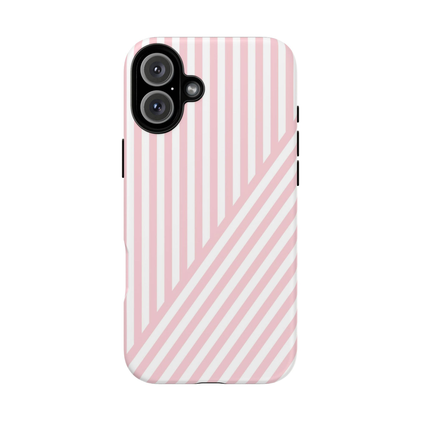 Custom Personalized Tough Phone Case - Aesthetic Stripes - For iPhone 17 Pro Max iPhone 16 Pro iPhone 15 Iphone 14 Iphone 13 Plus 13 12 11 - Studio40ParkLane