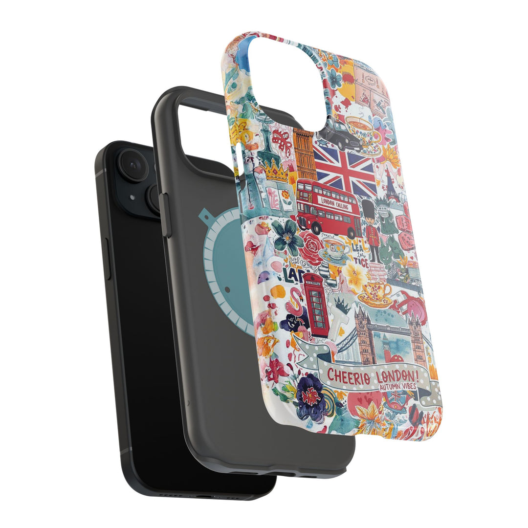 London England Coquette Collage Tough Magsafe Cute Phone Cases for Iphone | iPhone 17 Pro Max Case, Iphone 16, Iphone 15 14 13 12 11 10 9 - Studio40ParkLane