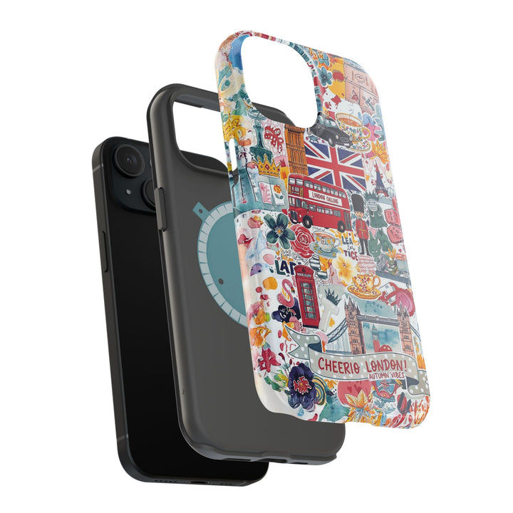 London England Coquette Collage Tough Magsafe Cute Phone Cases for Iphone | iPhone 17 Pro Max Case, Iphone 16, Iphone 15 14 13 12 11 10 9 - Studio40ParkLane