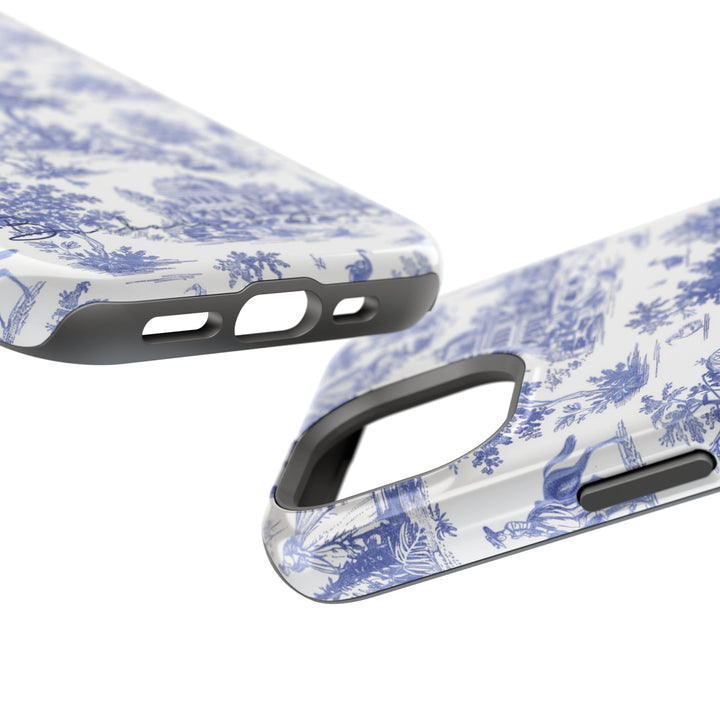 Magsafe French Toile Personalized Initial Custom Gift Cute Phone Cases for Iphone 16 Pro Max | iPhone 15, Pro Max Case, Iphone 14, 13, 12, 11, 10 - Studio40ParkLane