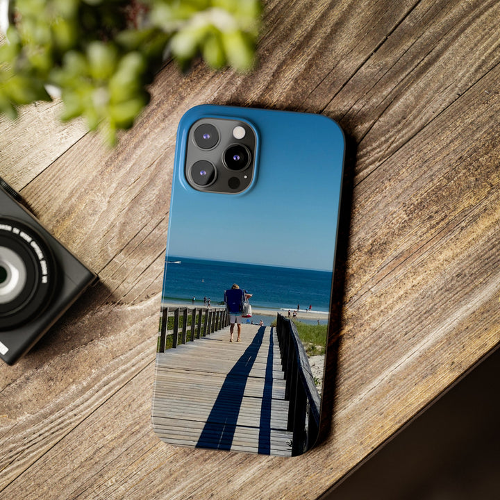 Slim Cute Phone Cases for Iphone - | iPhone 15 Case | iPhone 15 Pro Max Case, Iphone 14 Case, Iphone 14 Pro Max, Iphone 13, Summer Beach Walk - Studio40ParkLane