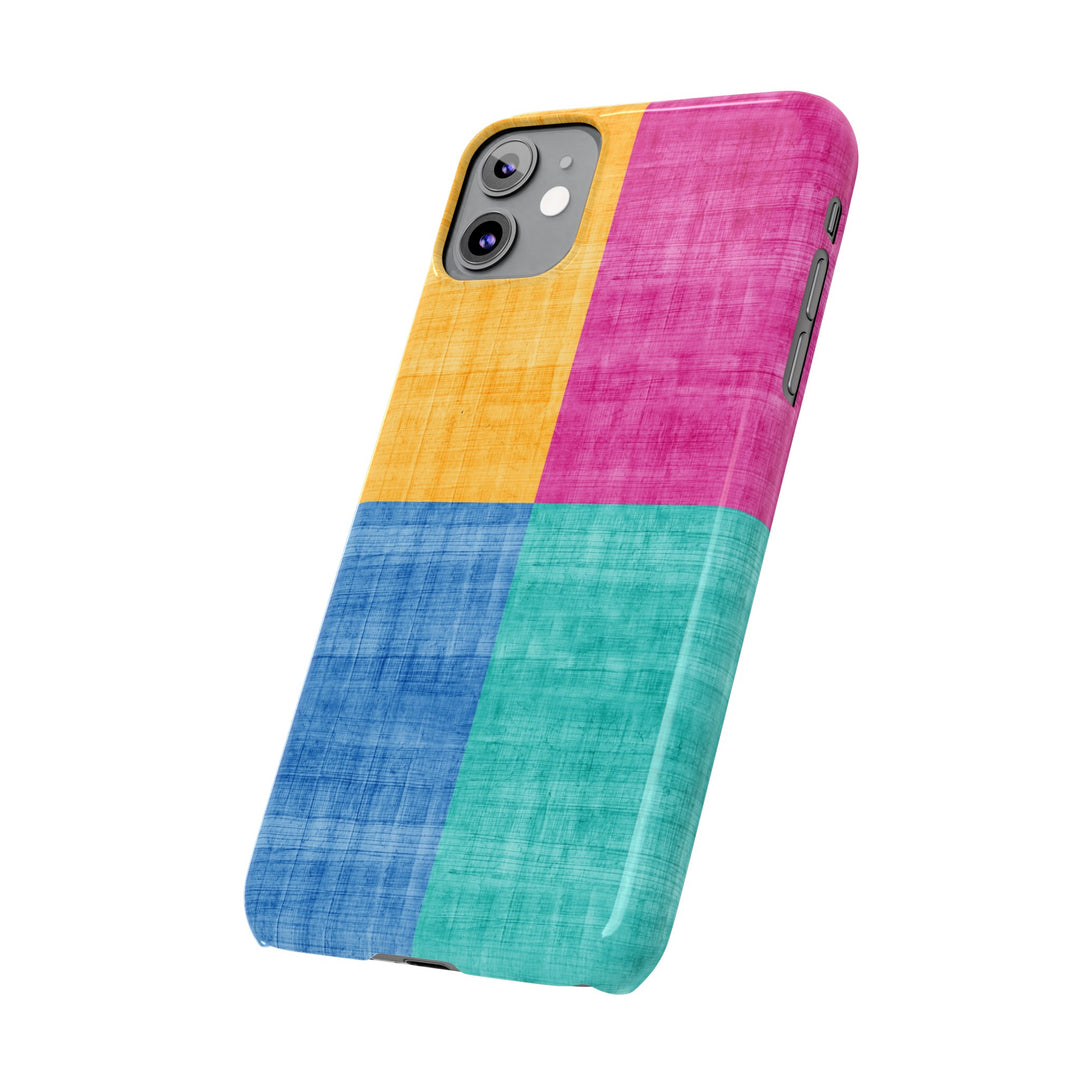 Slim Cute Phone Cases for Iphone | iPhone 15 Case | iPhone 15 Pro Max Case, Iphone 14, Iphone 14 Pro Max, Iphone 13, Abstract Color Blocks - Studio40ParkLane