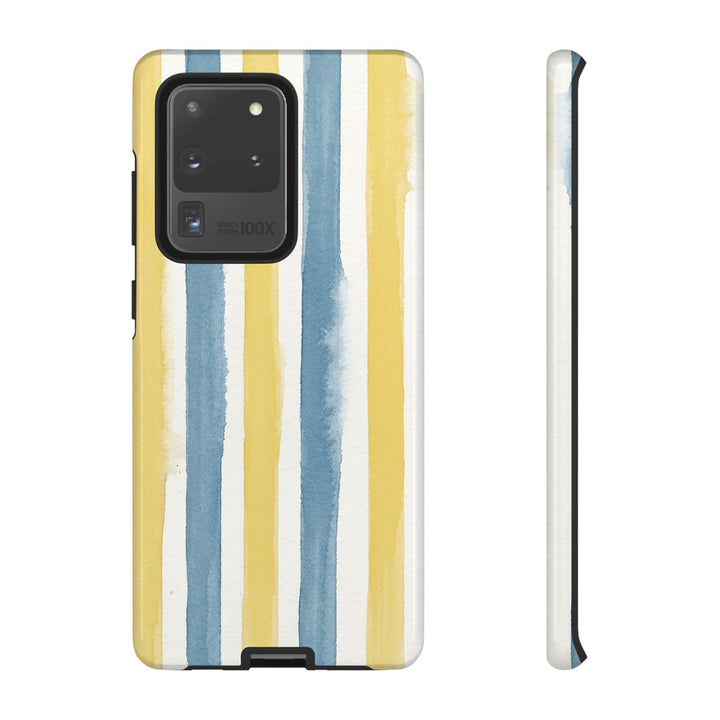 Tough Cute Yellow Stripes Phone Case, for IPhone 17 Pro Max | Iphone 17 Air, Iphone 16, IPhone 15, 14 13 12, Samsung Galaxy S26, S25, S24, S23 - Studio40ParkLane