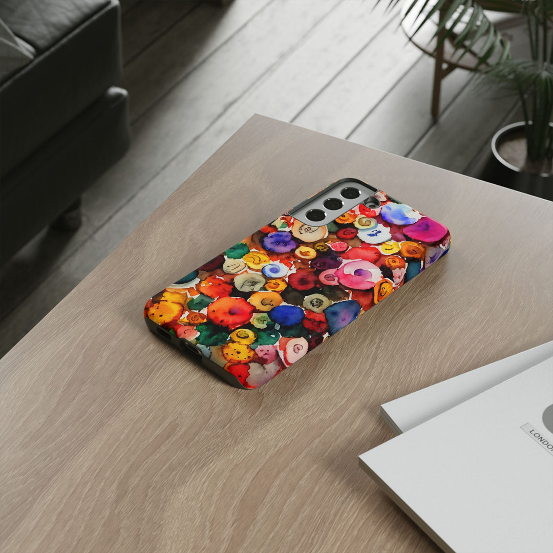 Impact Resistant, Fall Colors Buttons, Cute Phone Cases for Samsung S24, S23, S22, S21, IPhone 15 pro Iphone 14 pro Iphone 13 IPhone 12 Iphone 11 - Studio40ParkLane