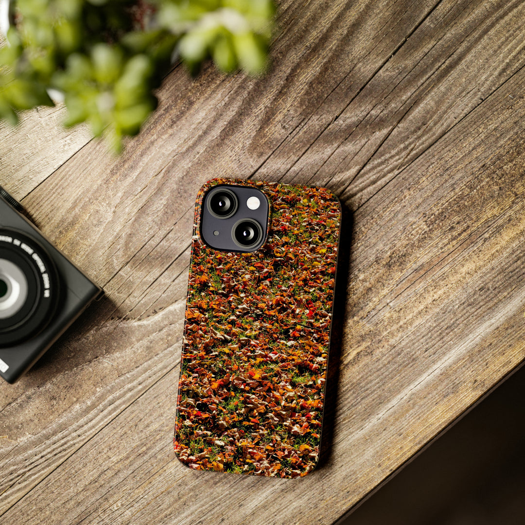 Slim Cute Phone Cases for Iphone - | iPhone 15 Case | iPhone 15 Pro Max Case, Iphone 14 Case, Iphone 14 Pro Max, Iphone 13, New England Fall Leaves - Studio40ParkLane