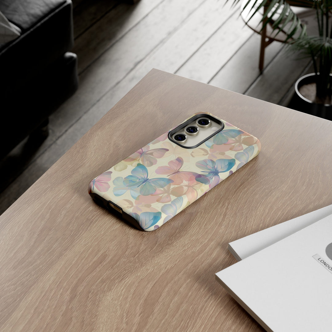 Cute Samsung Case | Cool Iphone Case | Summer Pastel Butterflies, Samsung S24, S23, S22, S21, IPhone 15 Case | Iphone 14 Case, Iphone 13 Case - Studio40ParkLane