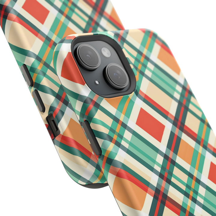 Checkered Plaid Magsafe Gift for Her Cute Phone Case for Iphone, | iPhone 16 | iPhone 15 Pro Max, Iphone 14 Pro Max, 13 12 11 10 9 8 7 - Studio40ParkLane
