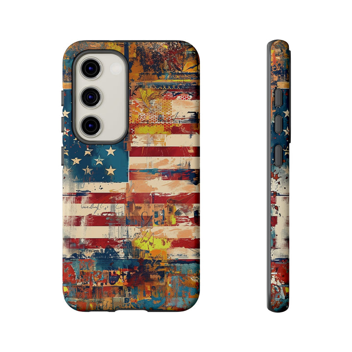 Impact Resistant, American Flag, Cute Phone Cases for Samsung S24, S23, S22, S21, IPhone 15 pro Iphone 14 pro Iphone 13 IPhone 12 Iphone 11 - Studio40ParkLane
