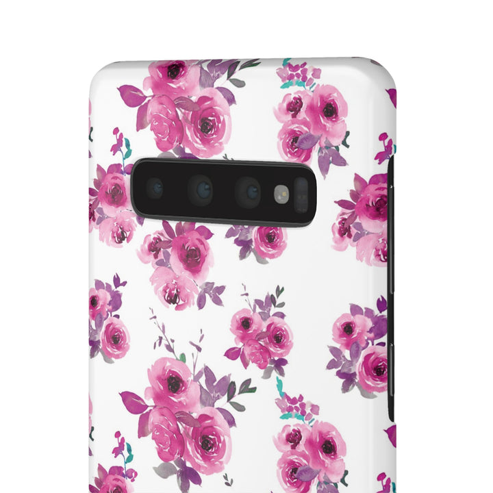 Sleek Snap Flowers Gift for Her Cute Phone Case for iPhone 16 15 14 13 12 11 X Xs Max Xr Pro Plus Samsung Galaxy S24 S23 S22 S21 S20 Ultra