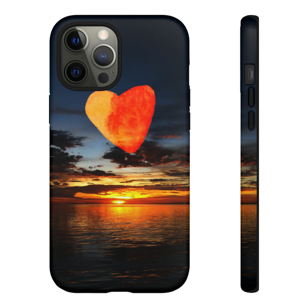 Cute IPhone Case | Rising Heart Love Sunset, iPhone 15 Case | iPhone 15 Pro Case, Iphone 14 Case, Iphone 14 Pro Max Case - Studio40ParkLane