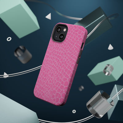 Non Leather Pink Color Pattern Magsafe Cute Phone Case for Iphone Gift for Her,  | iPhone 15 Case | iPhone 15 Pro Max Case, Iphone 14, Iphone 14 Pro Max, Iphone 13, Iphone 16