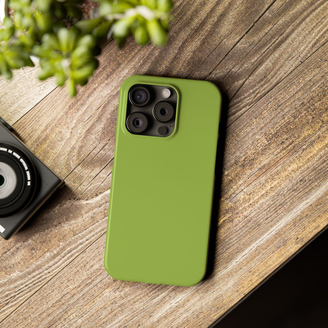 Slim Chartreuse Green Gift for Her Aesthetic Cute Phone Case for Iphone 16 - | iPhone 15 Pro Max Case | iPhone 14 Case 13 12 11 10 9 8 7 - Studio40ParkLane