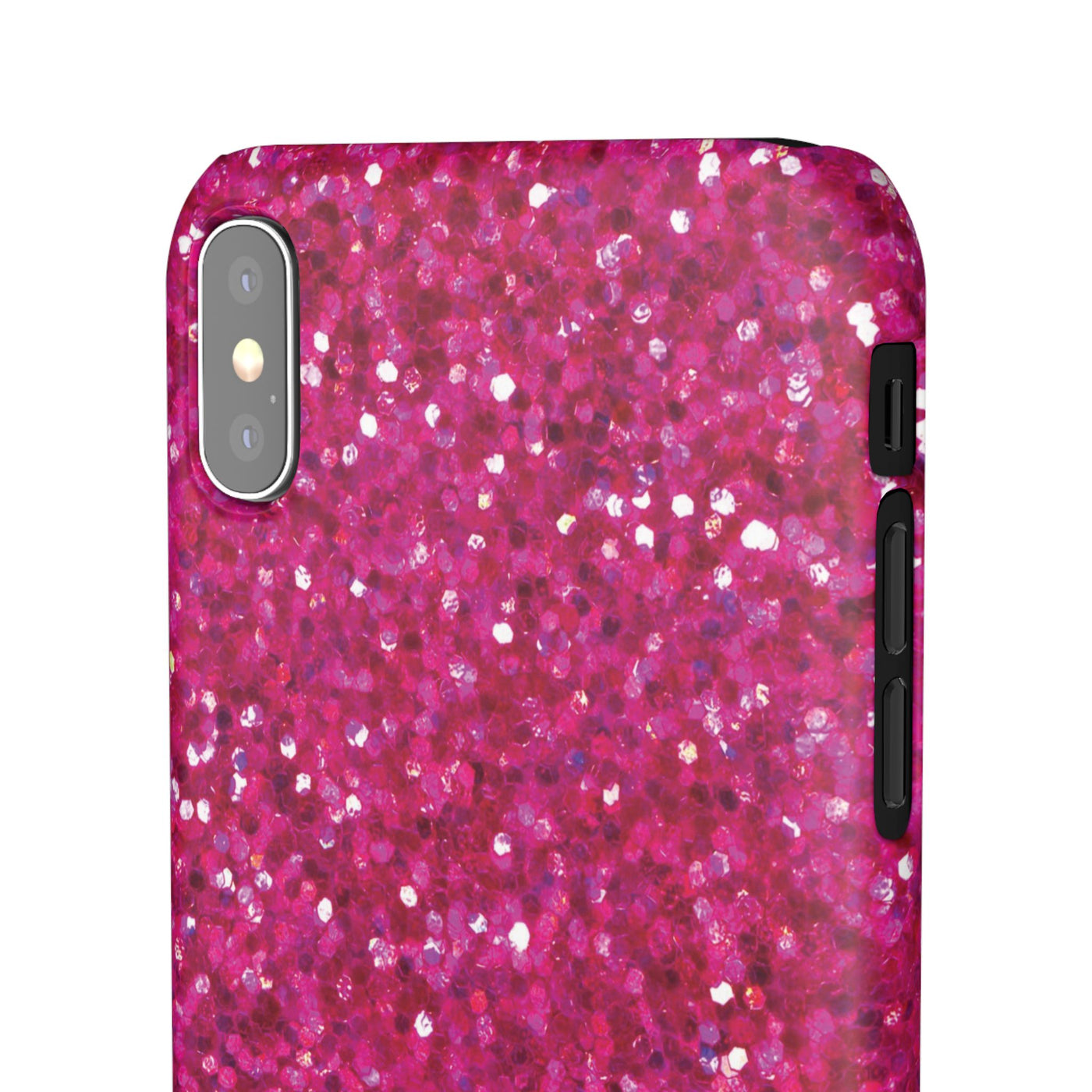 Snap Non-Glitter Muted Pink Play on "Faux" Glitter Effect Cute Phone Cases for Samsung and Iphone, 16, 15, 14, S24, S23, S22, S21, S20, Plus and Ultra