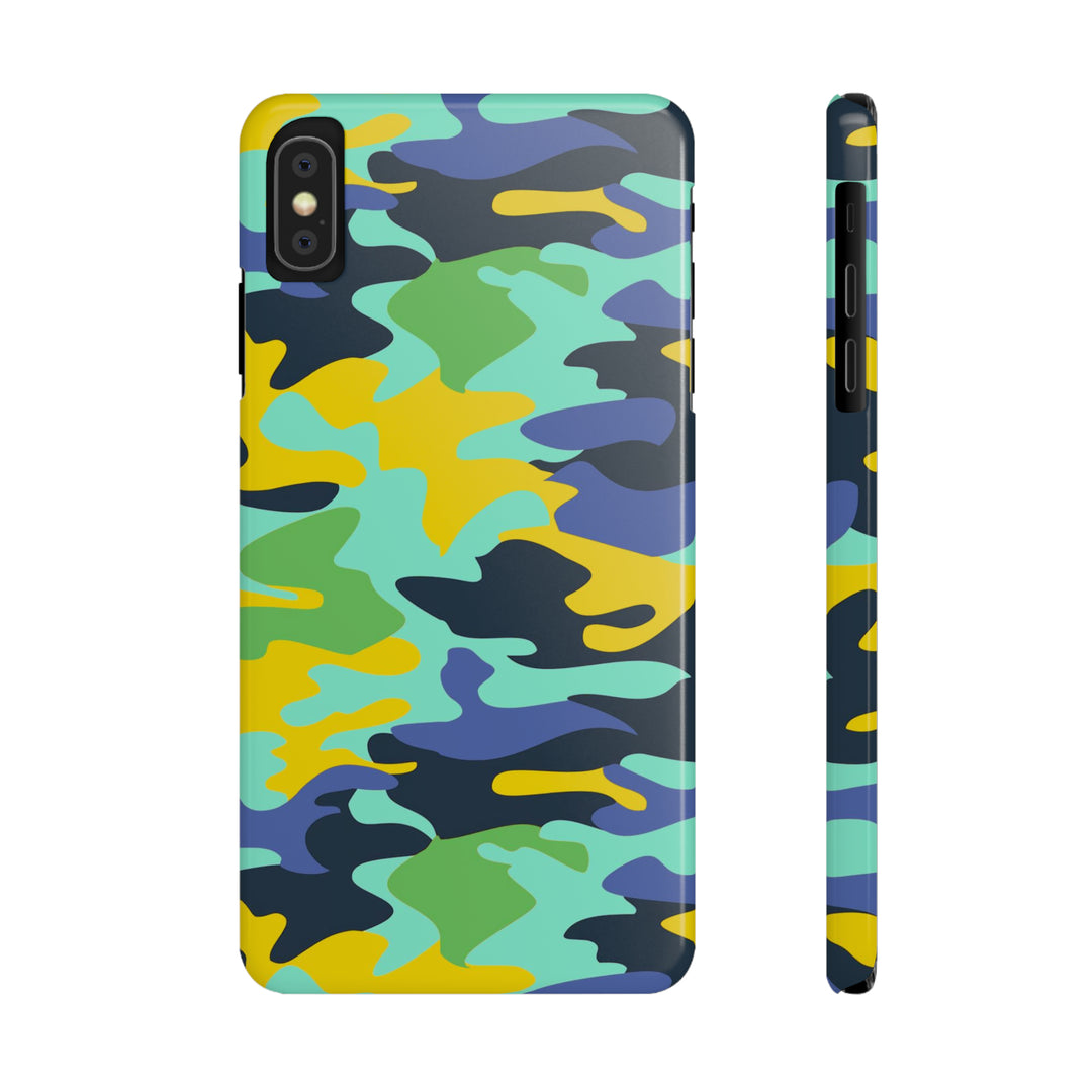 Slim Cute Phone Cases for Iphone - | iPhone 15 Case | iPhone 15 Pro Max Case, Iphone 14 Case, Iphone 14 Pro Max, Iphone 13, Late Spring Camouflage - Studio40ParkLane