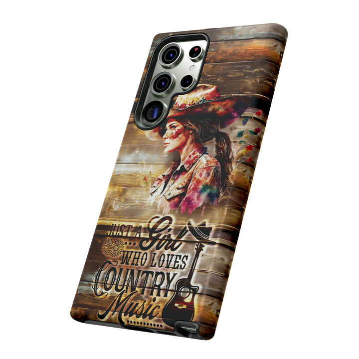 Cute Samsung Phone Case | Aesthetic Samsung Phone Case | Galaxy S23, S22, S21, S20 | Country Music Girl, Protective Phone Case - Studio40ParkLane
