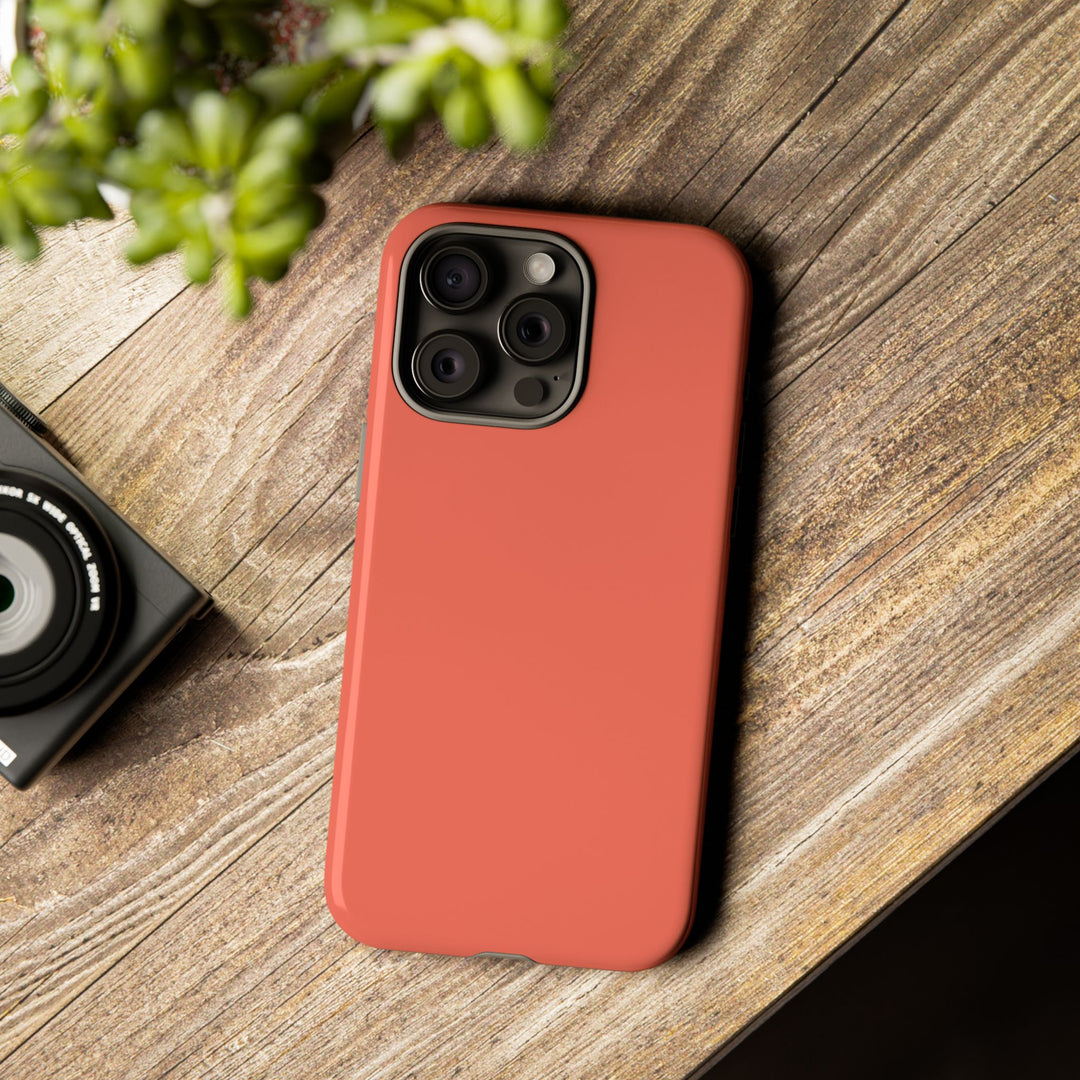 Premium Tough Coral Pink Orange Gift for Her Cute Phone Cases for Samsung S25 S24, S23, S22, S21, Iphone, 16, 15, 14, 13 Pro Max Ultra - Studio40ParkLane