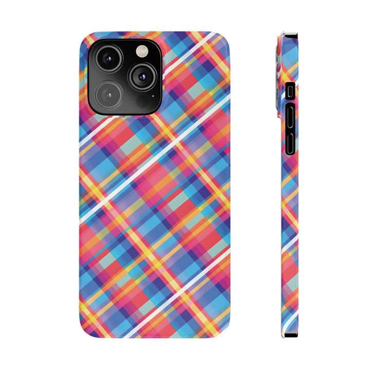 Slim Checkered Plaid Gift for Her Cute Phone Cases for Iphone 16 Pro Max | iPhone 15 Case | iPhone 15 Pro Max Case, Iphone 14, 13, 12, 11, 10, 8, 7 - Studio40ParkLane