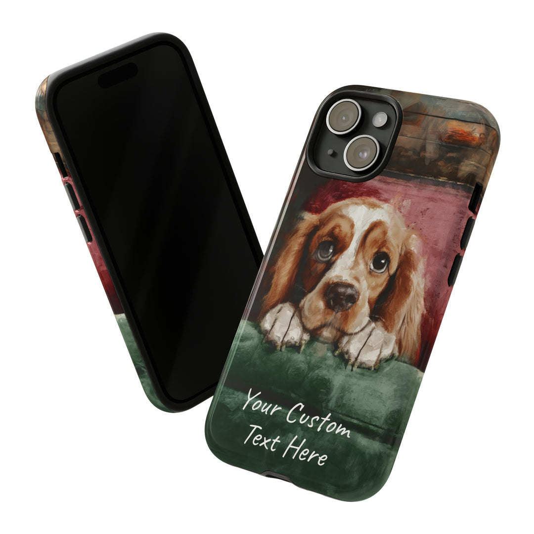 Personalize this Cute IPhone Case | Cocker Spaniel iPhone Case, iPhone 15 Case | iPhone 15 Case, Iphone 14 Case, Iphone 14 Pro Max Case - Studio40ParkLane