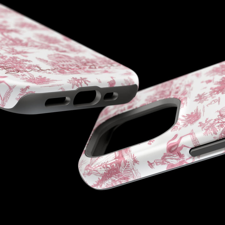 Magsafe French Toile Personalized Initial Custom Gift Cute Phone Cases for Iphone 16 Pro Max | iPhone 15, Pro Max Case, Iphone 14, 13, 12, 11, 10 - Studio40ParkLane