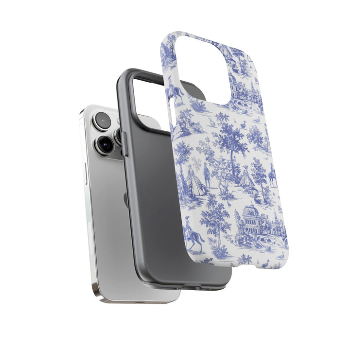 Premium Tough French Toile Gift for Her Cute Phone Cases for Samsung S25 S24, S23, S22, S21, Iphone, 16, 15, 14, 13 Pro Max Ultra - Studio40ParkLane