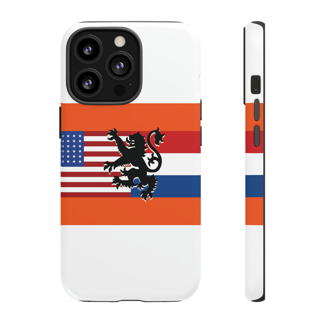 Cute IPhone Case | iPhone 15 Case | iPhone 15 Pro Max Case, Iphone 14 Case, Iphone 14 Pro Max Case IPhone Case for Art Lovers, Dutch US Flag - Studio40ParkLane