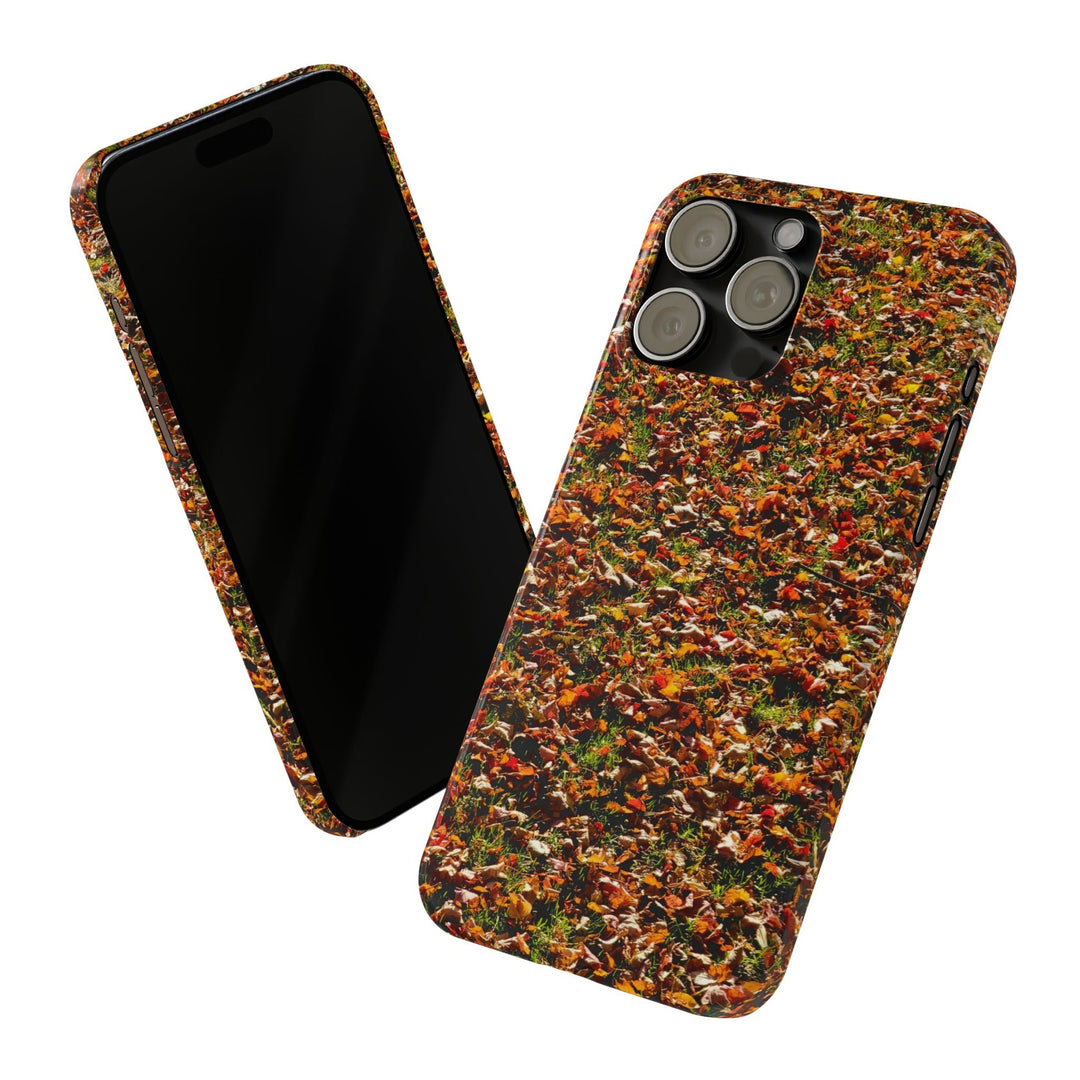 Slim Cute Phone Cases for Iphone - | iPhone 15 Case | iPhone 15 Pro Max Case, Iphone 14 Case, Iphone 14 Pro Max, Iphone 13, New England Fall Leaves - Studio40ParkLane