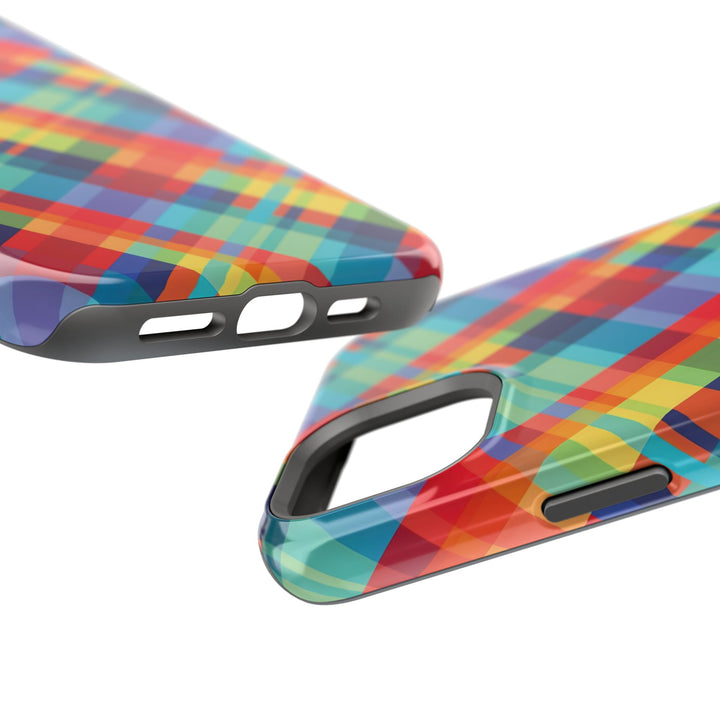 Checkered Plaid Magsafe Gift for Her Cute Phone Case for Iphone, | iPhone 16 | iPhone 15 Pro Max, Iphone 14 Pro Max, 13 12 11 10 9 8 7 - Studio40ParkLane