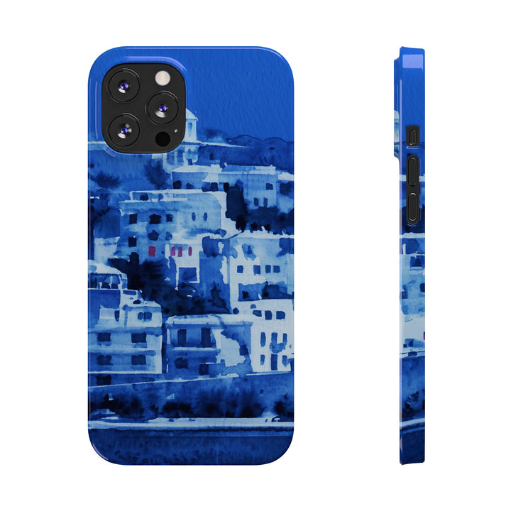 Slim Cute Phone Cases for Iphone | iPhone 15 Case | iPhone 15 Pro Max Case, Iphone 14, Iphone 14 Pro Max, Iphone 13, Greek Island Blue - Studio40ParkLane