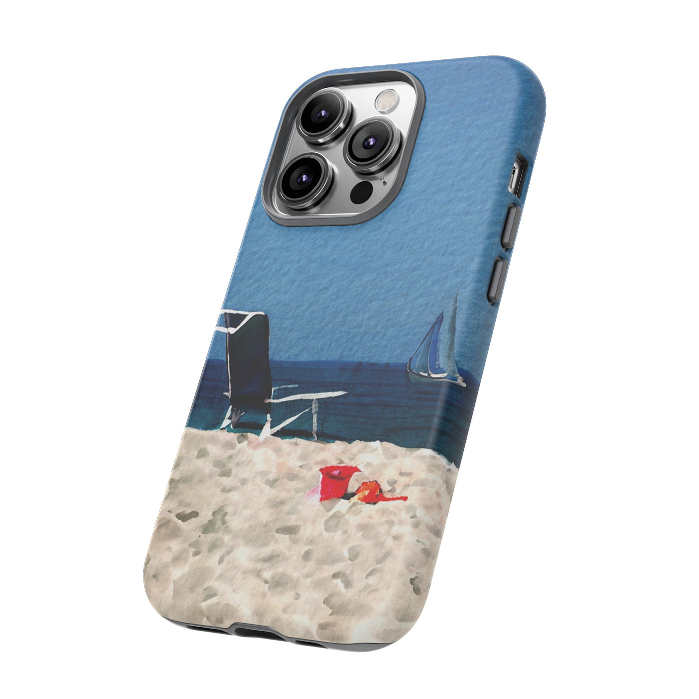 Cute Samsung Case | Cool Iphone Case | Summer Blue Beach Chair, Samsung S24, S23, S22, S21, IPhone 15 Case | Iphone 14 Case, Iphone 13 Case